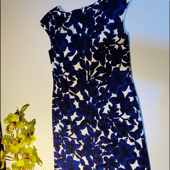 Kate Cooper Cotton Blue print dress size 10 - Picture 7 of 8